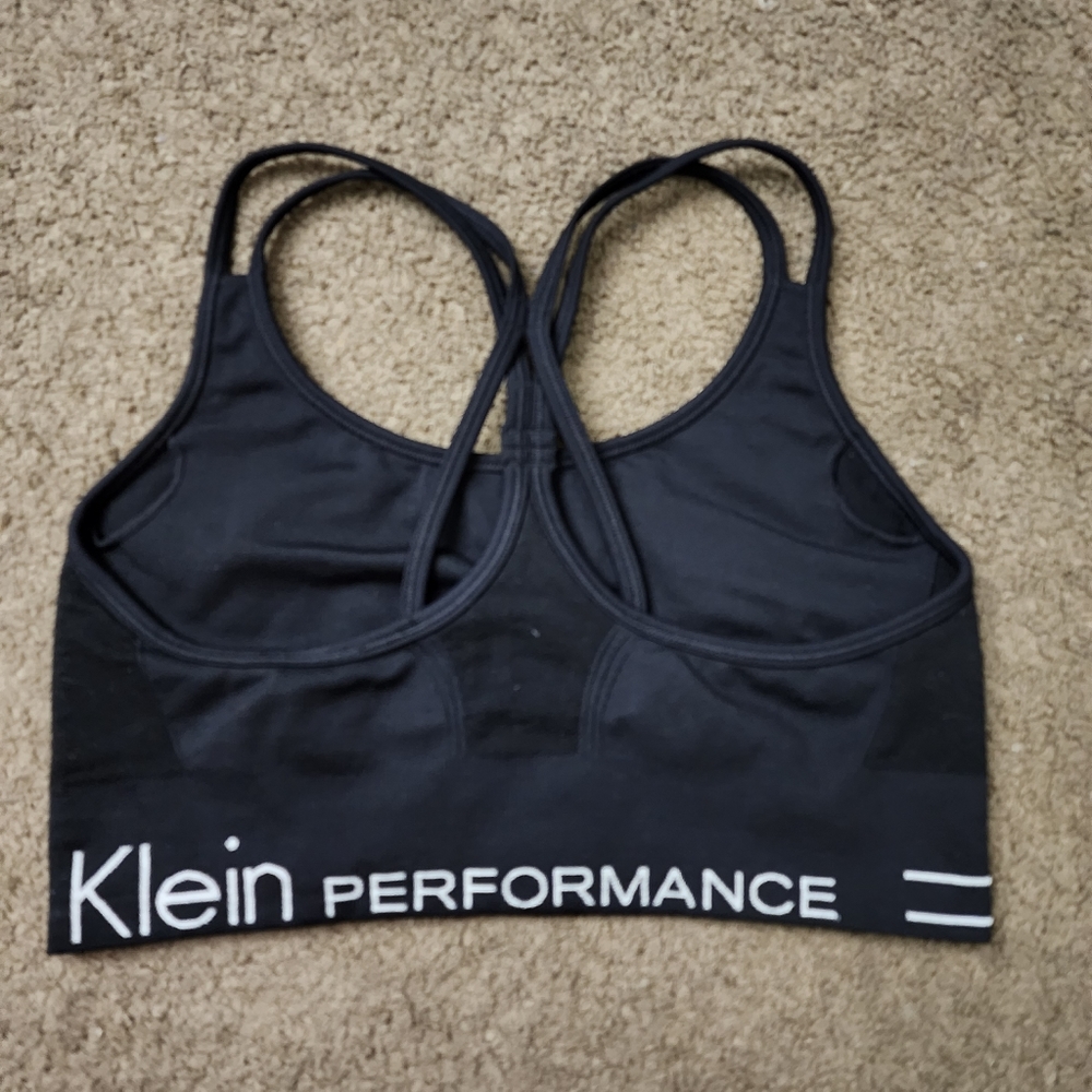 Calvin Klein Criss-Cross Sports Bra, Women's Medium - Picture 3 of 10